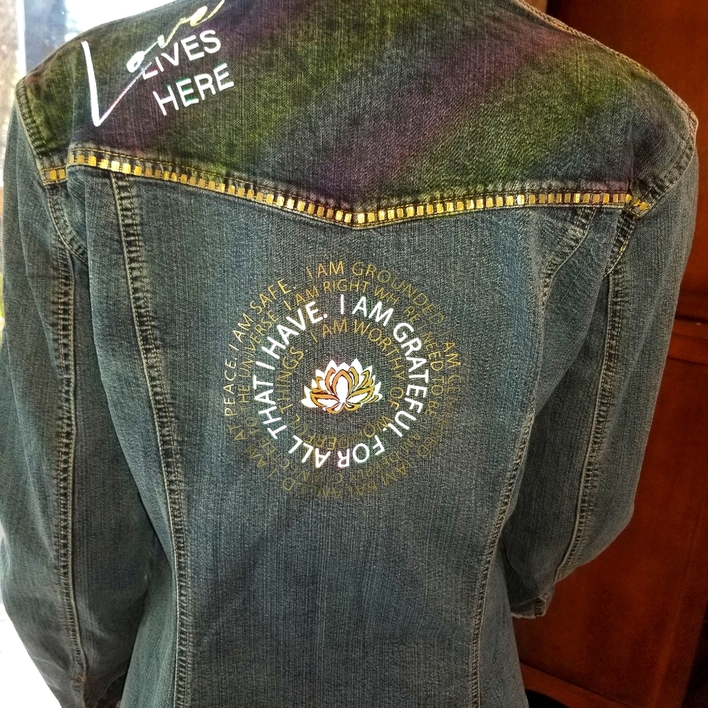 Custom denim jacket